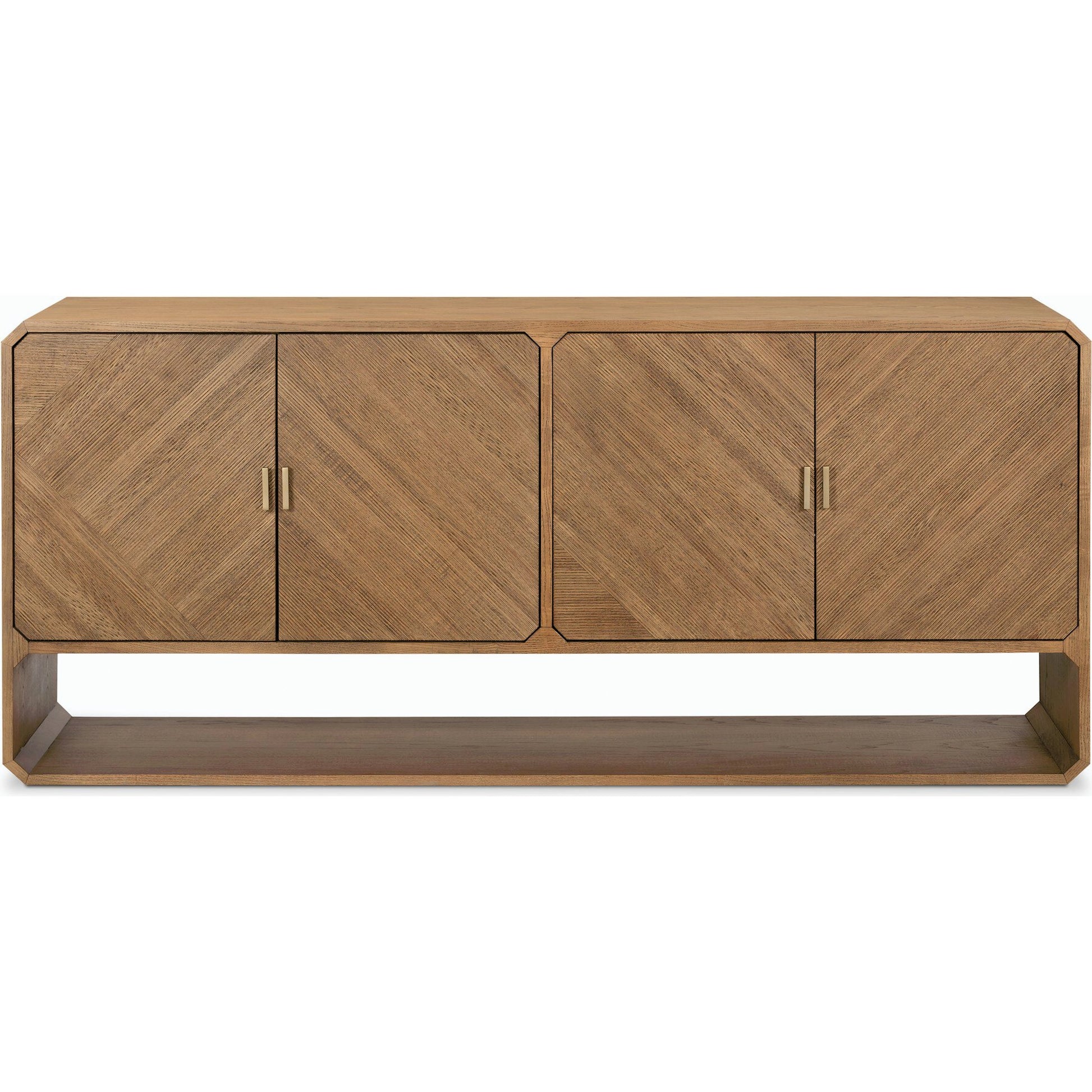 Caspian Sideboard by Four Hands. Made from ash veneer, resawn, iron in a eclectic & global style.