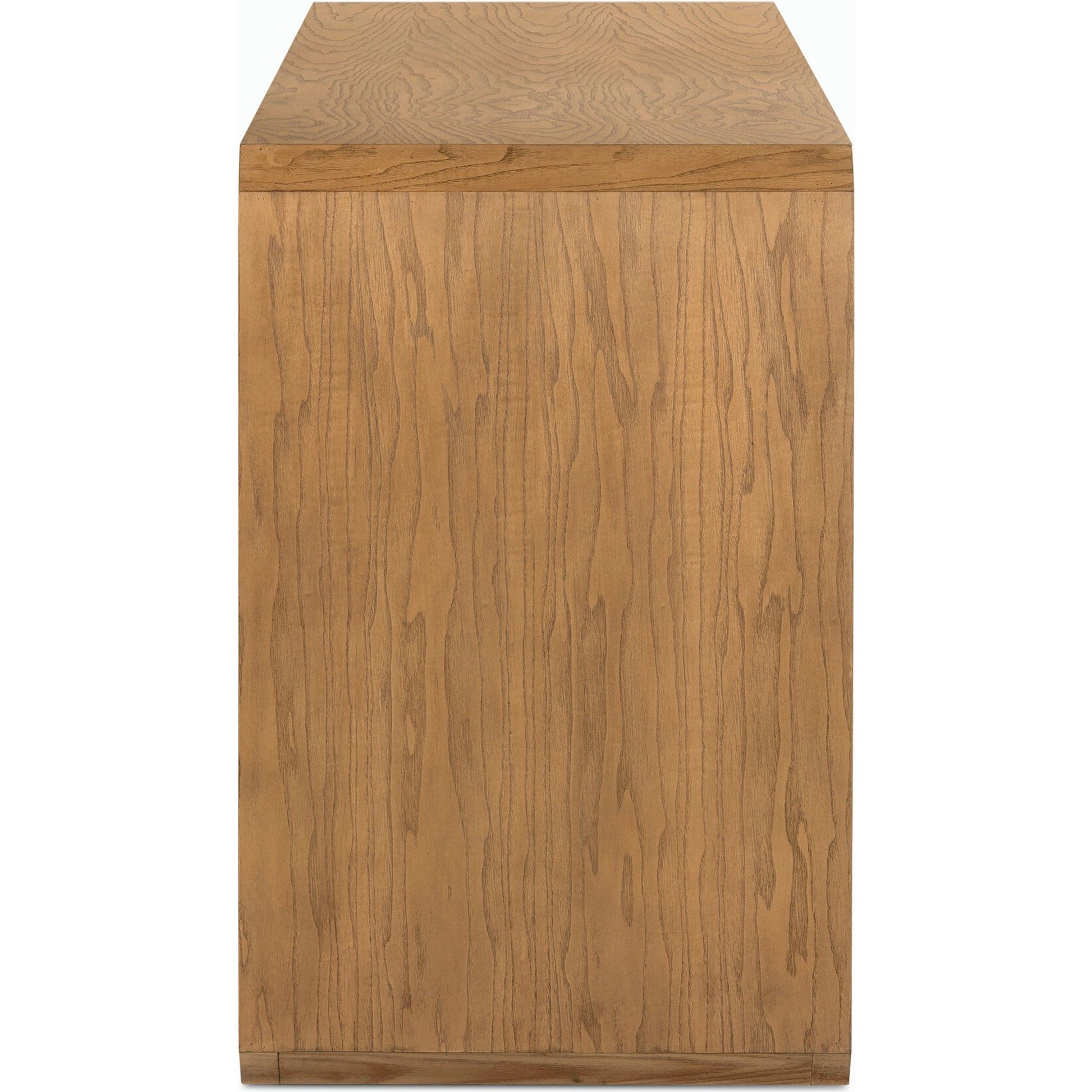 Caspian Sideboard by Four Hands. Made from ash veneer, resawn, iron in a eclectic & global style.