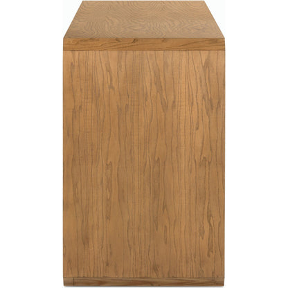 Caspian Sideboard by Four Hands. Made from ash veneer, resawn, iron in a eclectic & global style.