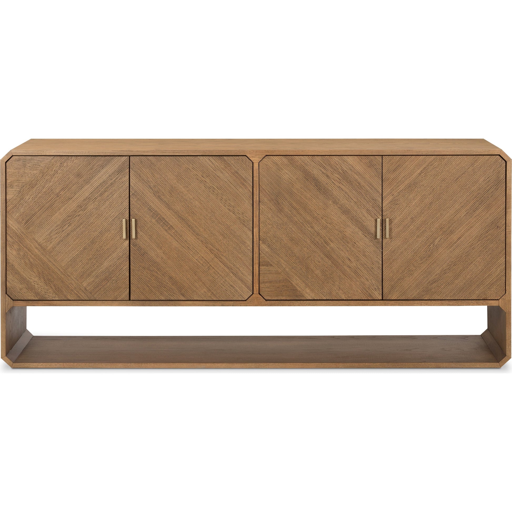 Caspian Sideboard by Four Hands. Made from ash veneer, resawn, iron in a eclectic & global style.