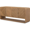 Natural Ash Veneer, Natural Ash, Satin Brass