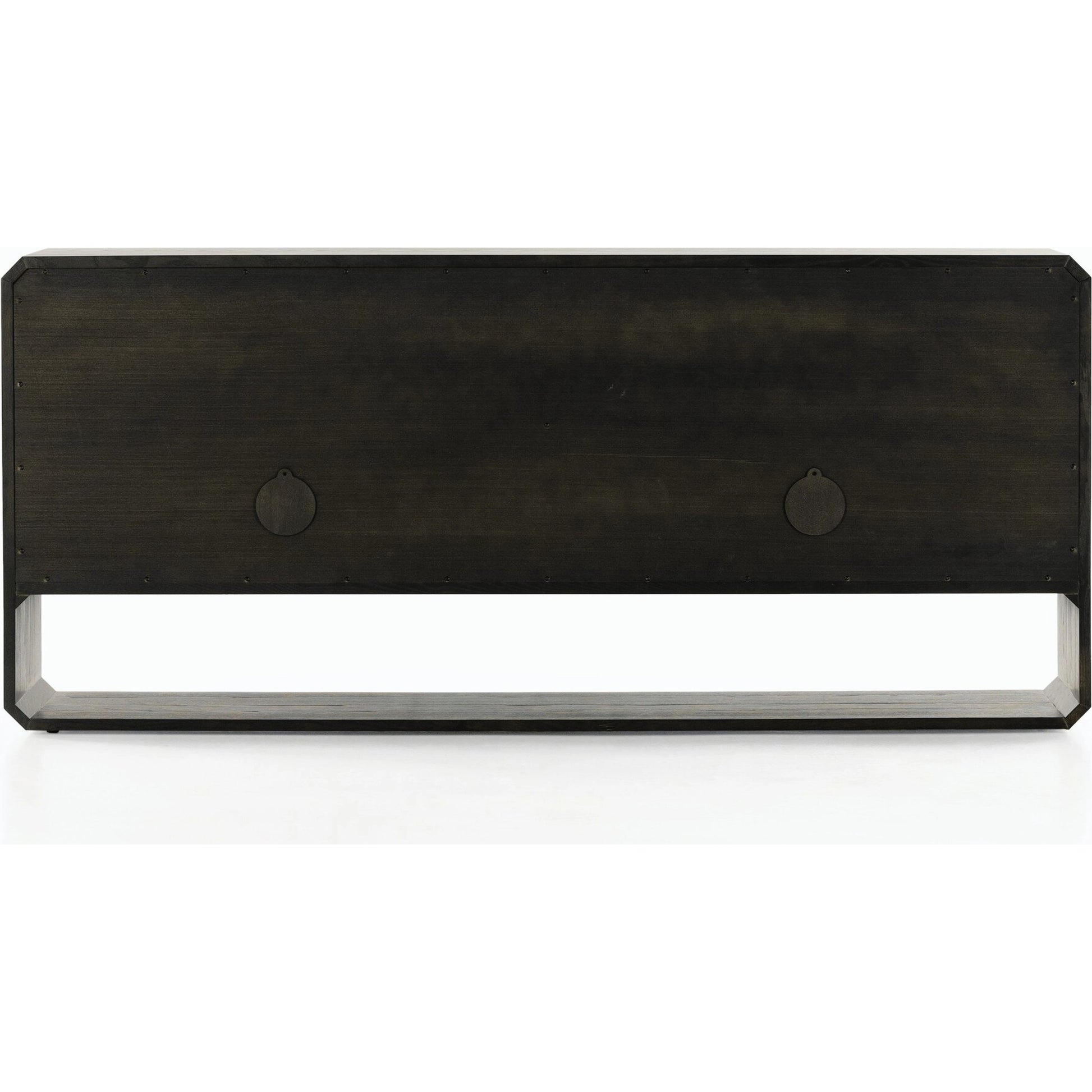 Caspian Sideboard by Four Hands. Made from ash veneer, resawn, iron in a eclectic & global style.