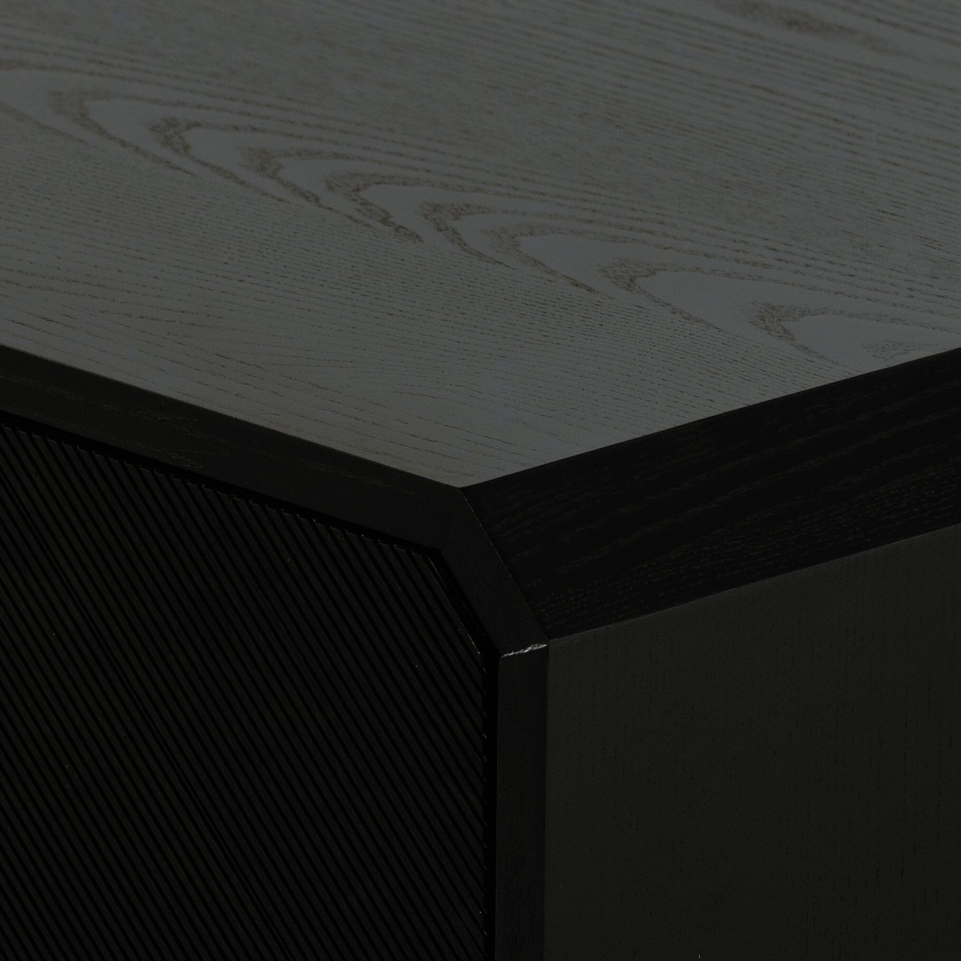 Caspian Sideboard by Four Hands. Made from ash veneer, resawn, iron in a eclectic & global style.