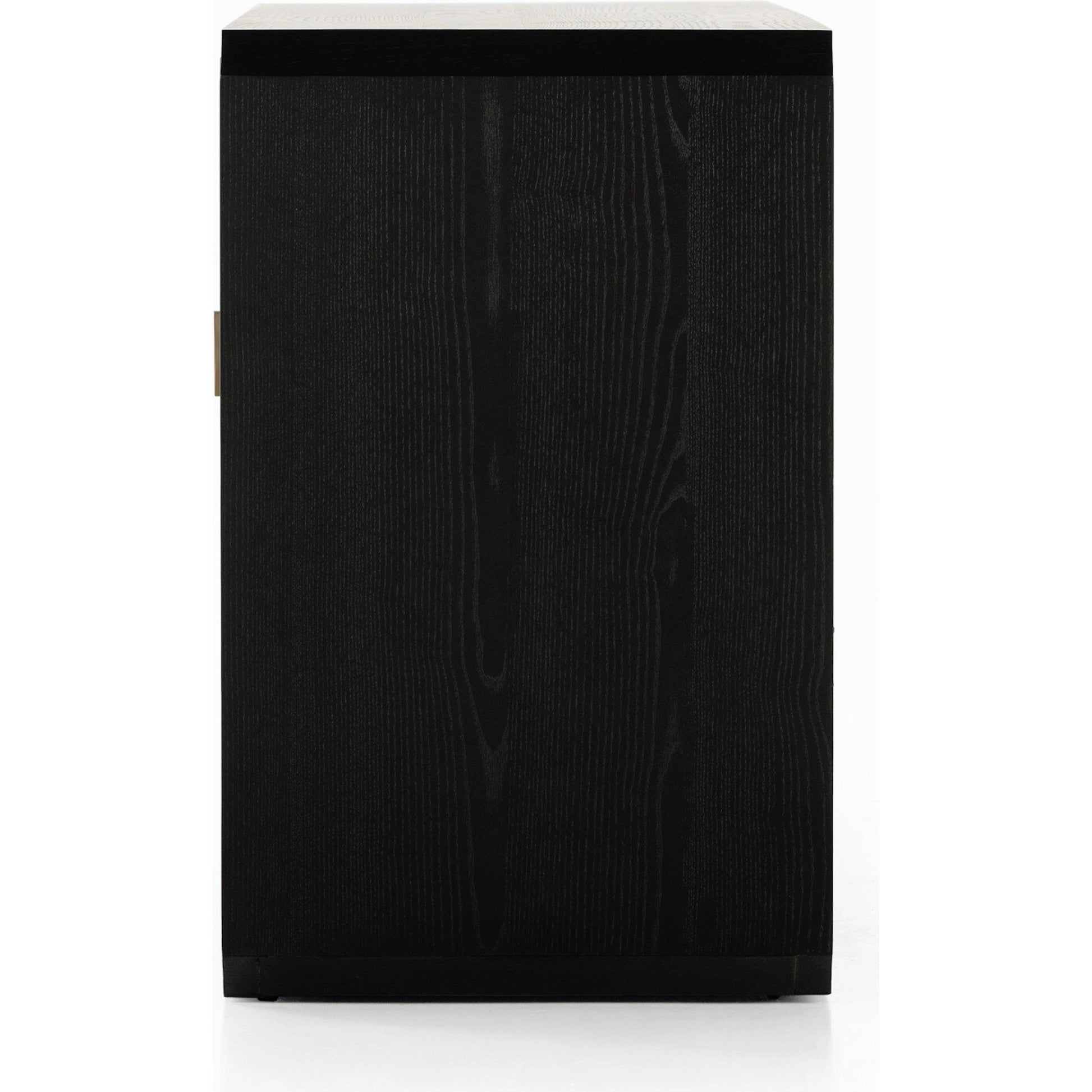 Caspian Sideboard by Four Hands. Made from ash veneer, resawn, iron in a eclectic & global style.