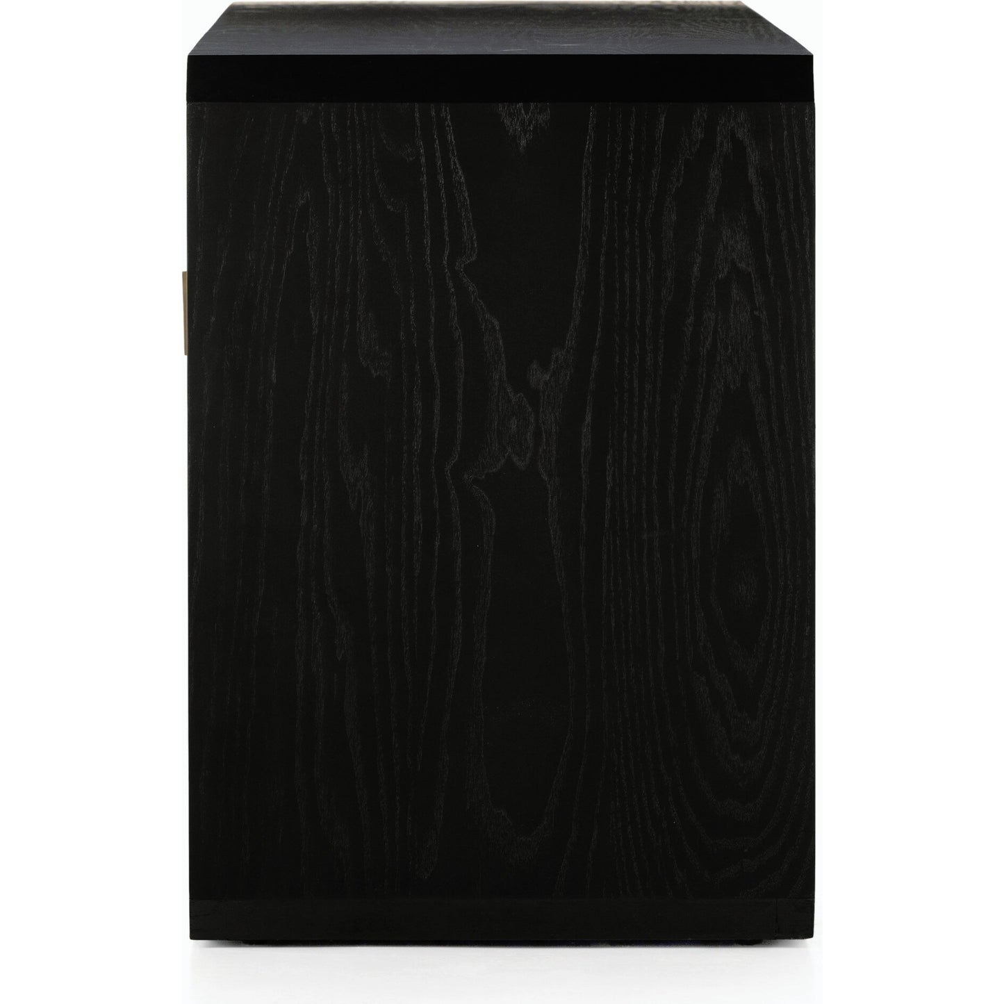 026 SI-1901762 | Additional Silo | Caspian Media Console by Four Hands. Made from ash veneer, resawn, iron in a eclectic & global style.