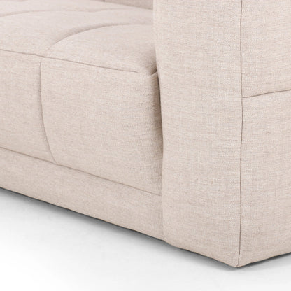 Tavi 2-Piece Sectional by Four Hands in fiqa boucle natural. Made from 100% polyester, poplar plywood in a modern style.