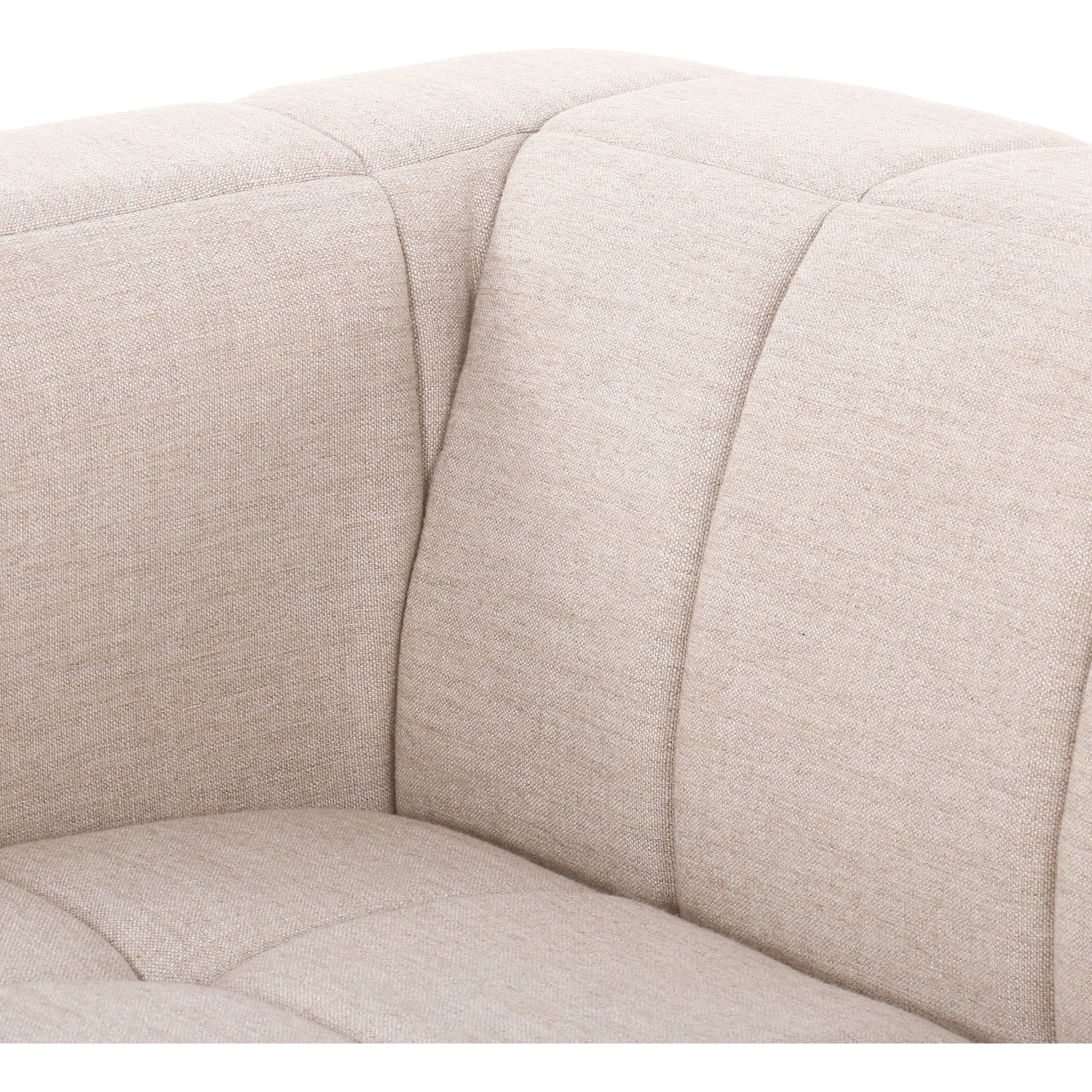 Tavi 2-Piece Sectional by Four Hands in fiqa boucle natural. Made from 100% polyester, poplar plywood in a modern style.