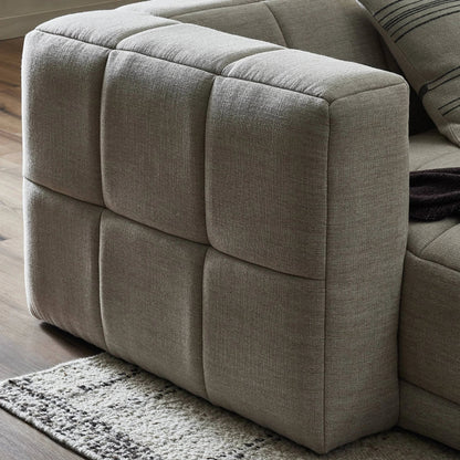 Tavi 2-Piece Sectional by Four Hands in fiqa boucle natural. Made from 100% polyester, poplar plywood in a modern style.