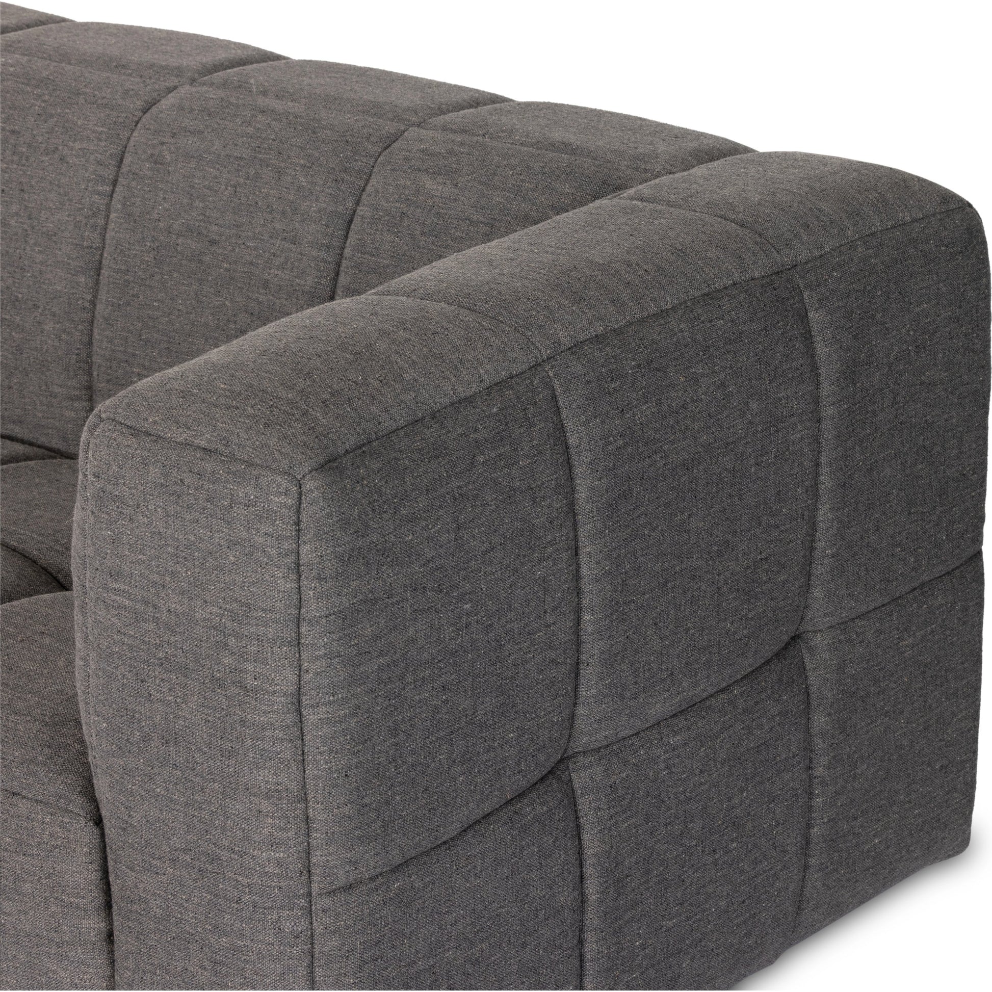 Tavi 2-Piece Sectional by Four Hands in fiqa boucle natural. Made from 100% polyester, poplar plywood in a modern style.