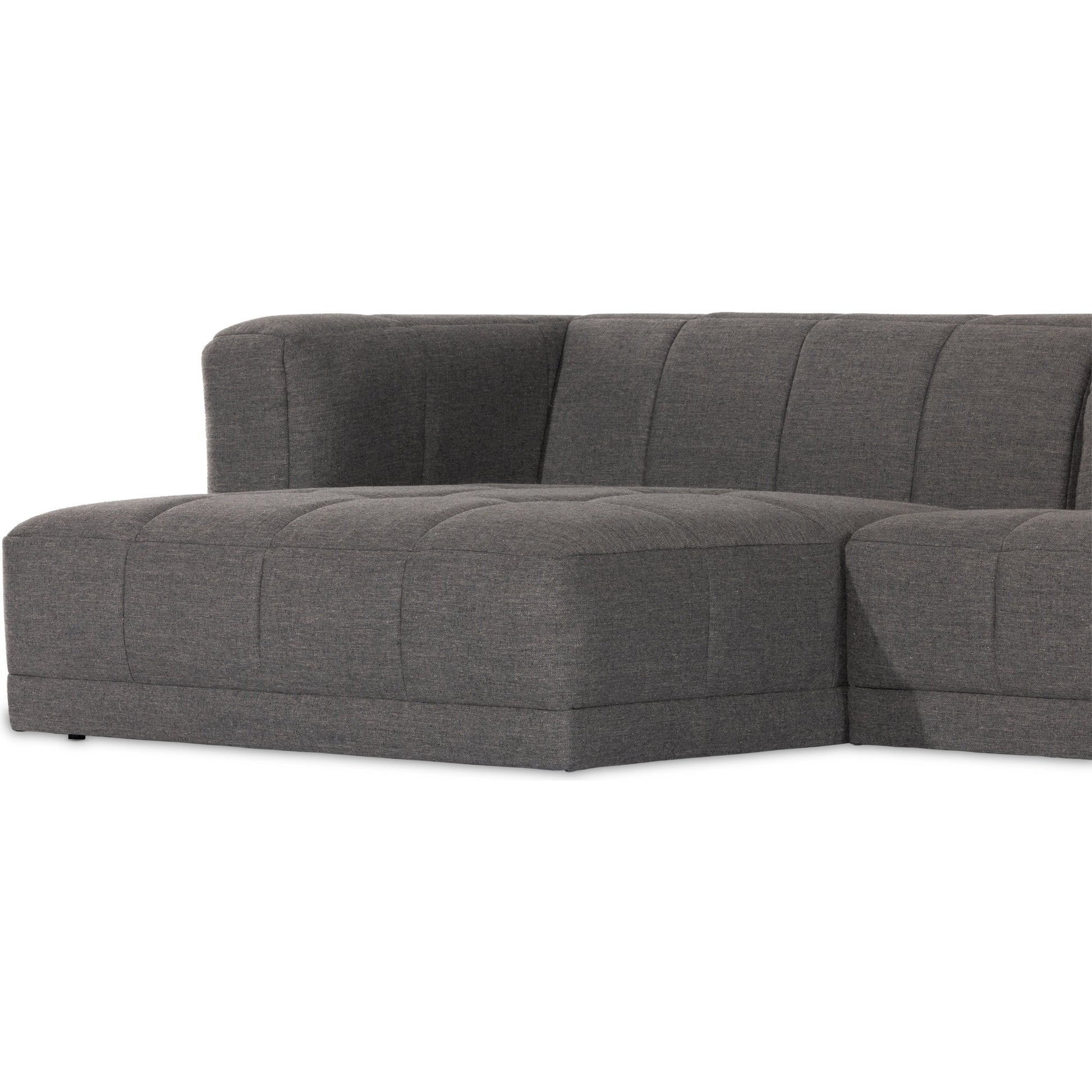 Tavi 2-Piece Sectional by Four Hands in fiqa boucle natural. Made from 100% polyester, poplar plywood in a modern style.