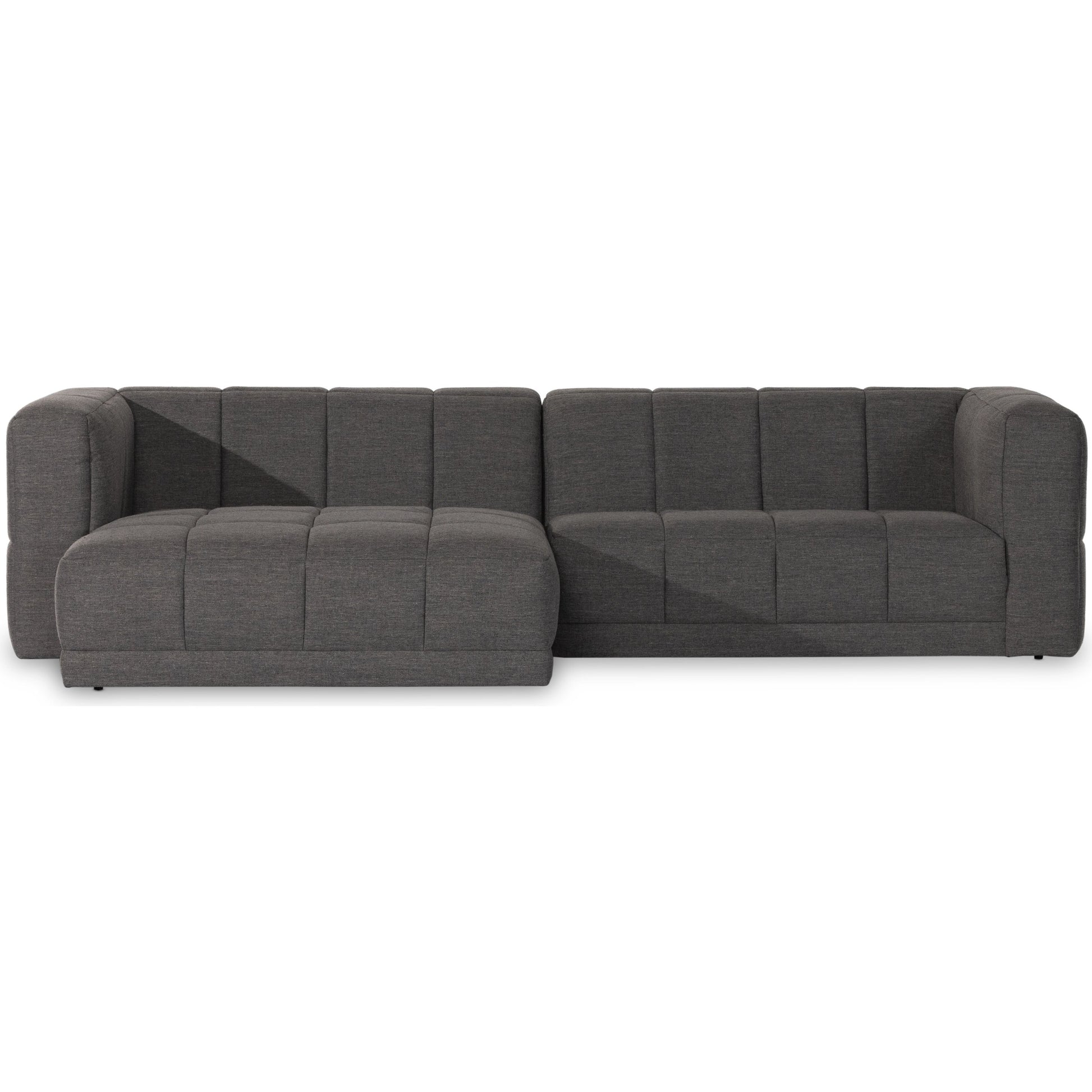 Tavi 2-Piece Sectional by Four Hands in fiqa boucle natural. Made from 100% polyester, poplar plywood in a modern style.