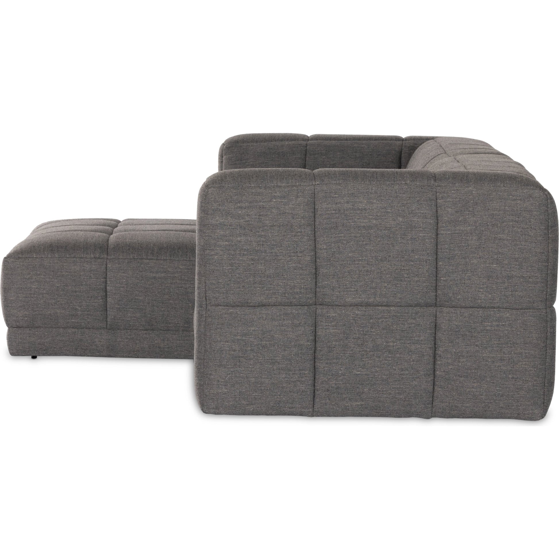 Tavi 2-Piece Sectional by Four Hands in fiqa boucle natural. Made from 100% polyester, poplar plywood in a modern style.