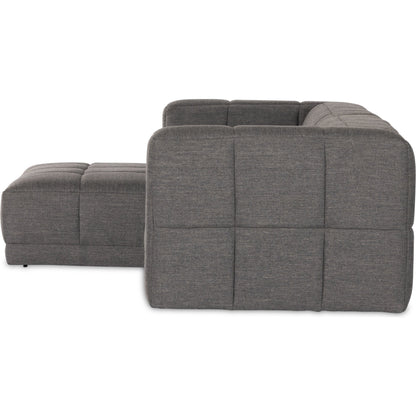 Tavi 2-Piece Sectional by Four Hands in fiqa boucle natural. Made from 100% polyester, poplar plywood in a modern style.