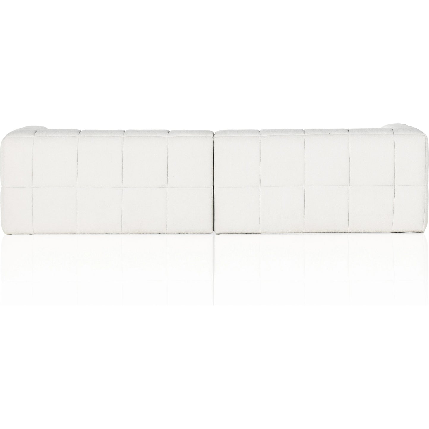 007 SI-1980729 | Additional Silo | Tavi 2-Piece Sectional by Four Hands in fiqa boucle natural. Made from 100% polyester, poplar plywood in a modern style.