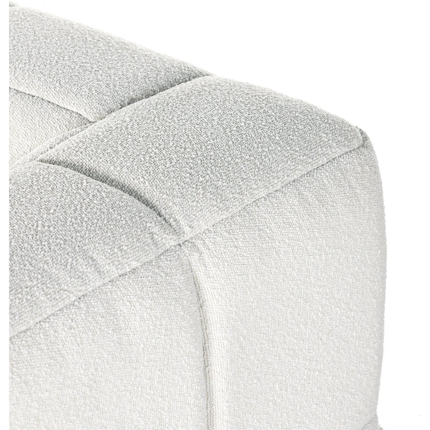 008 SI-1980729 | Additional Silo | Tavi 2-Piece Sectional by Four Hands in fiqa boucle natural. Made from 100% polyester, poplar plywood in a modern style.