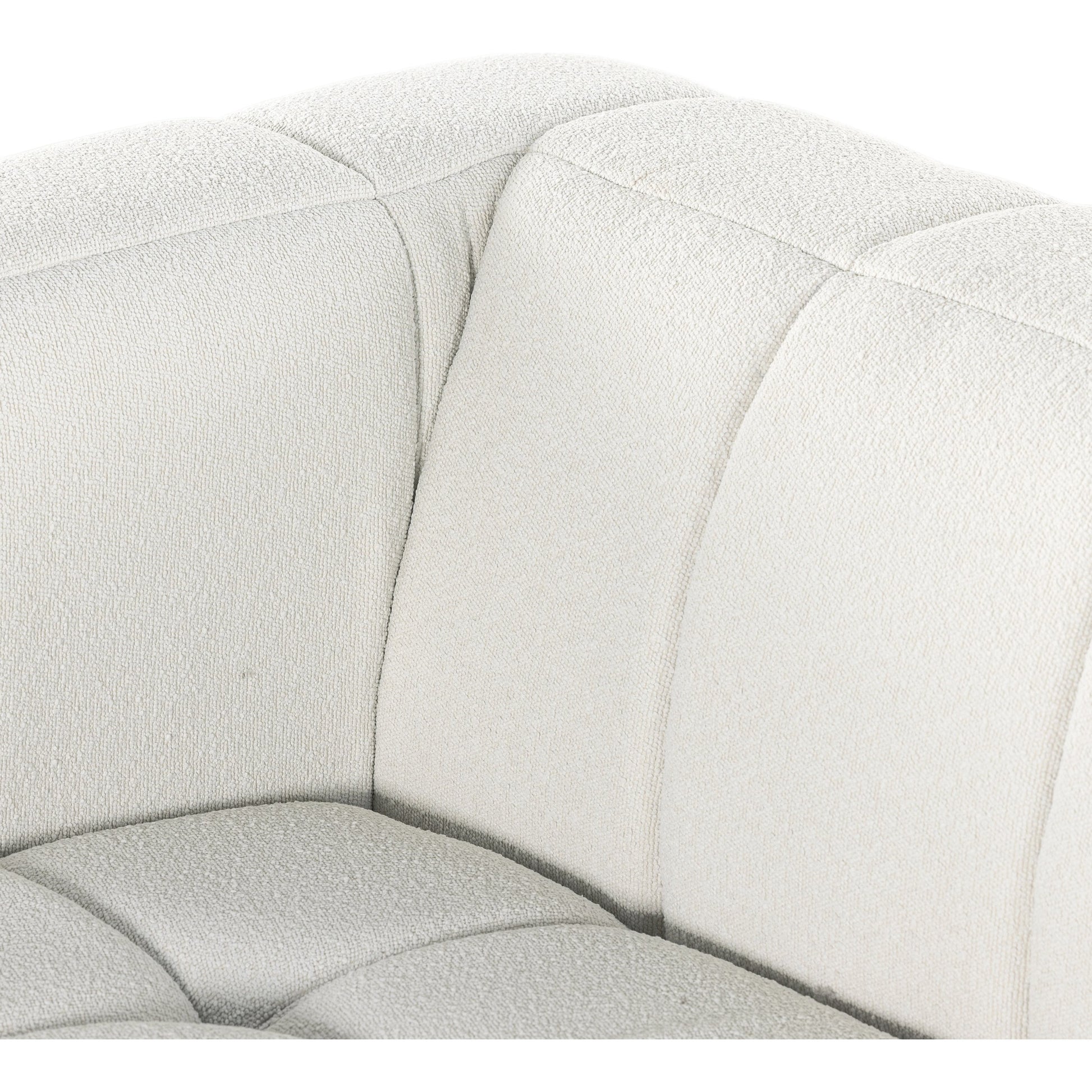Tavi 2-Piece Sectional by Four Hands in fiqa boucle natural. Made from 100% polyester, poplar plywood in a modern style.
