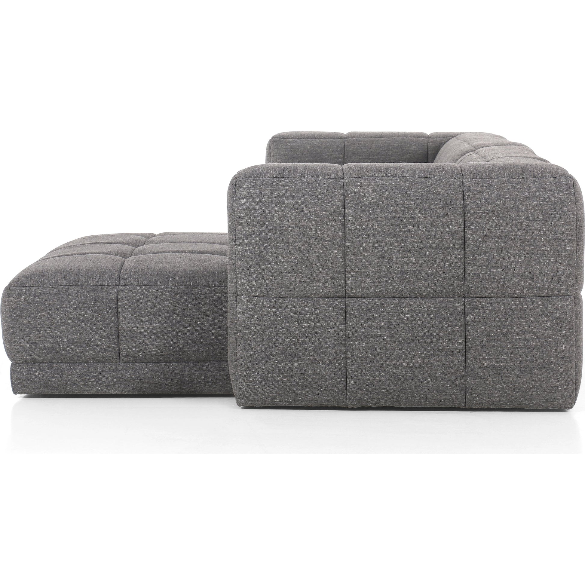 Tavi 2-Piece Sectional by Four Hands in fiqa boucle natural. Made from 100% polyester, poplar plywood in a modern style.
