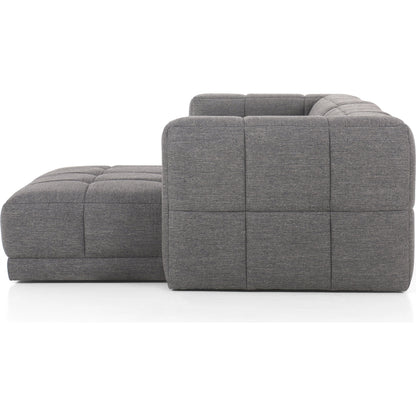 Tavi 2-Piece Sectional by Four Hands in fiqa boucle natural. Made from 100% polyester, poplar plywood in a modern style.