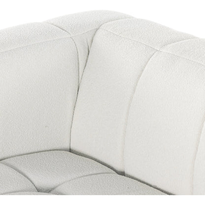 Tavi 2-Piece Sectional by Four Hands in fiqa boucle natural. Made from 100% polyester, poplar plywood in a modern style.