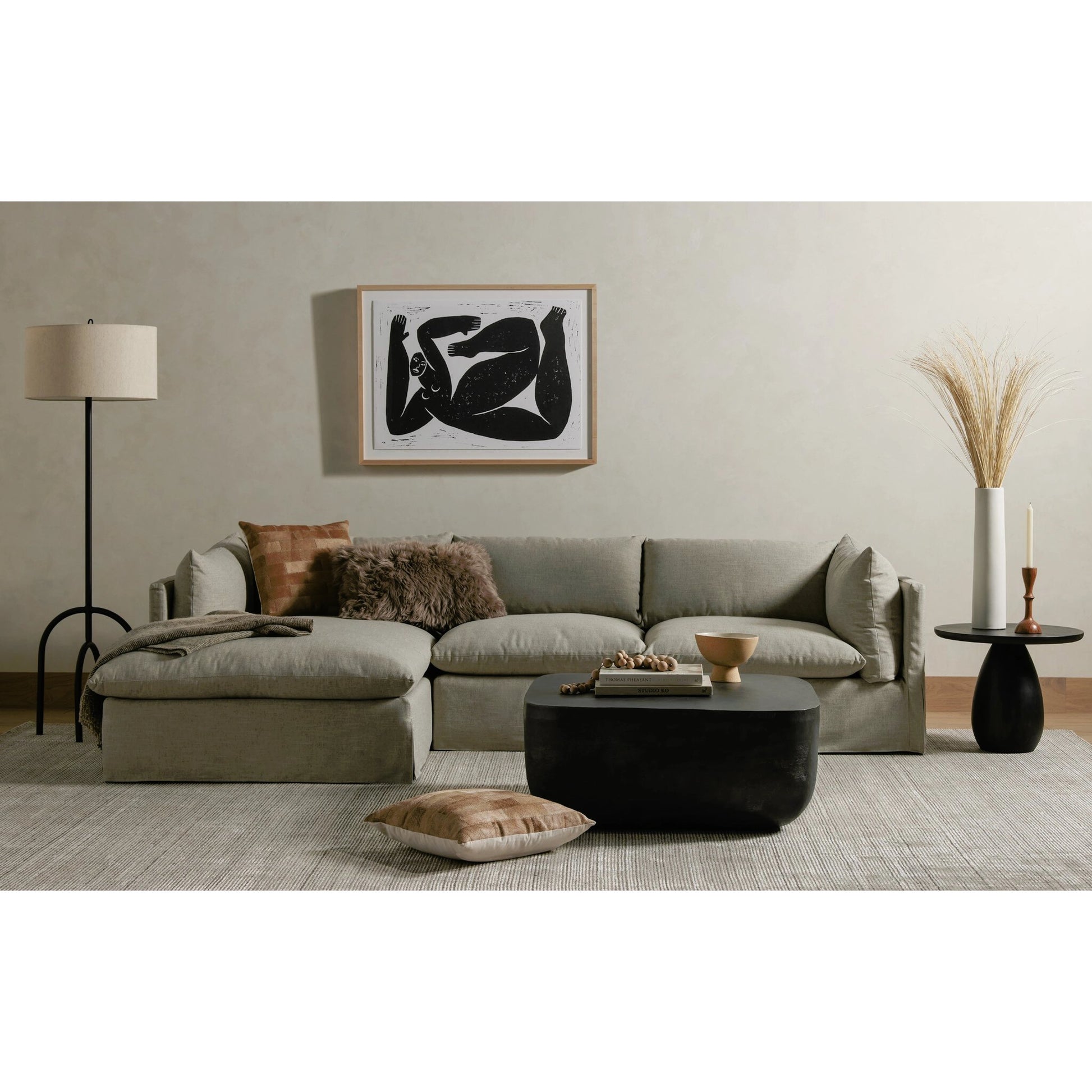 Habitat 112" 2-Piece Sectional by Four Hands. Made from unique in a modern style.