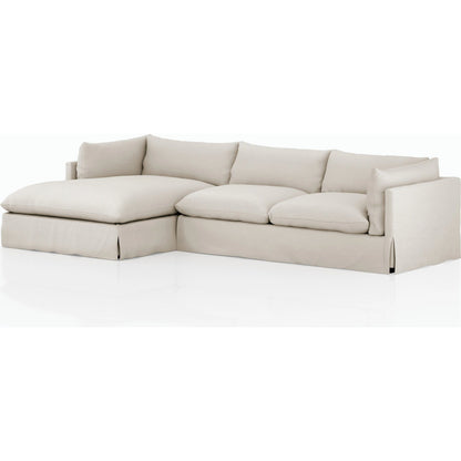 Habitat 131" 2-Piece Sectional by Four Hands. Made from unique in a transitional style.