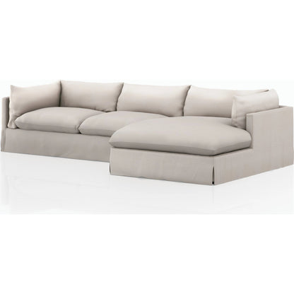 Habitat 131" 2-Piece Sectional by Four Hands. Made from unique in a transitional style.