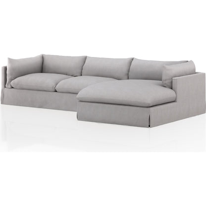Habitat 131" 2-Piece Sectional by Four Hands. Made from unique in a transitional style.