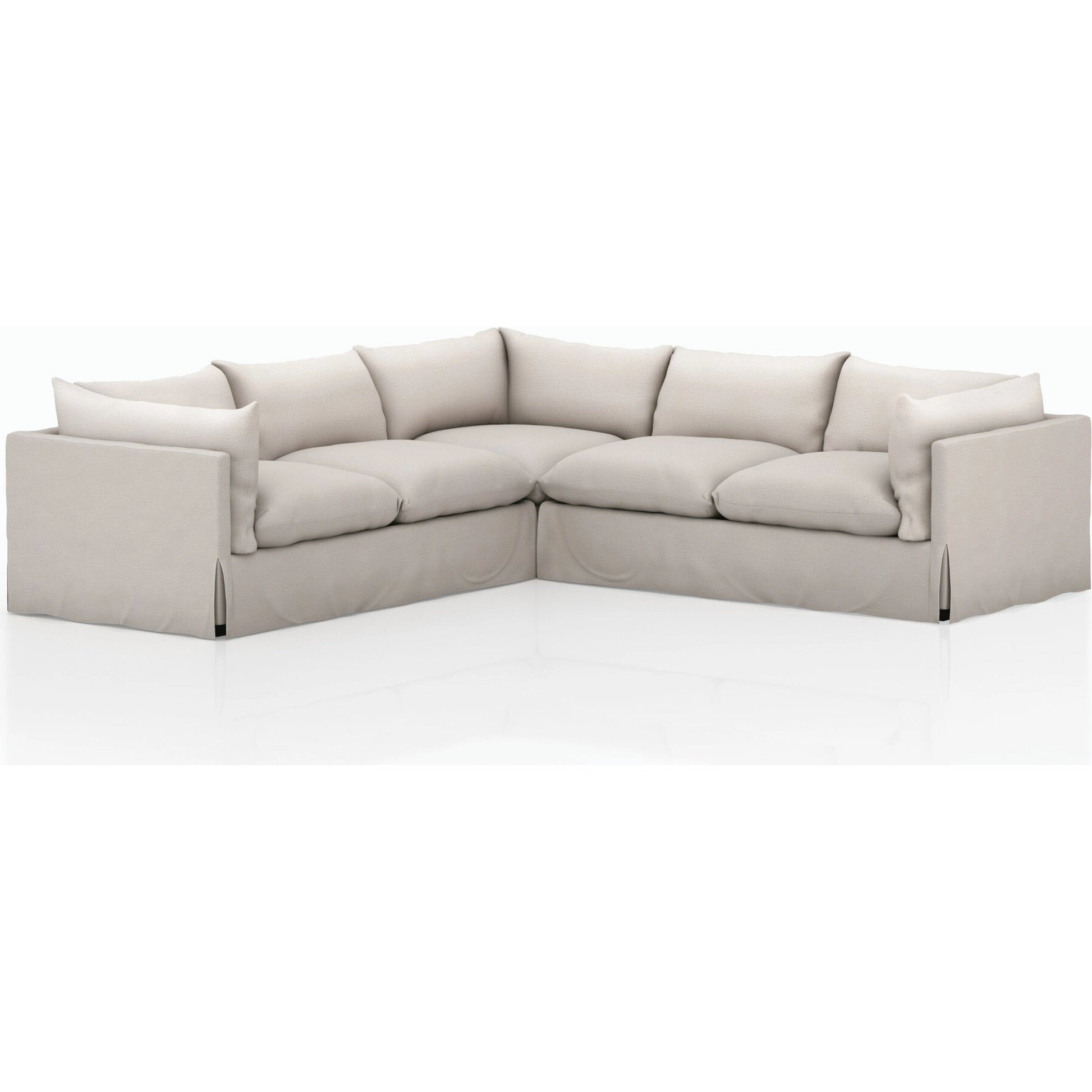 Habitat Slipcover 3-Piece Sectional by Four Hands. Made from unique in a modern style.