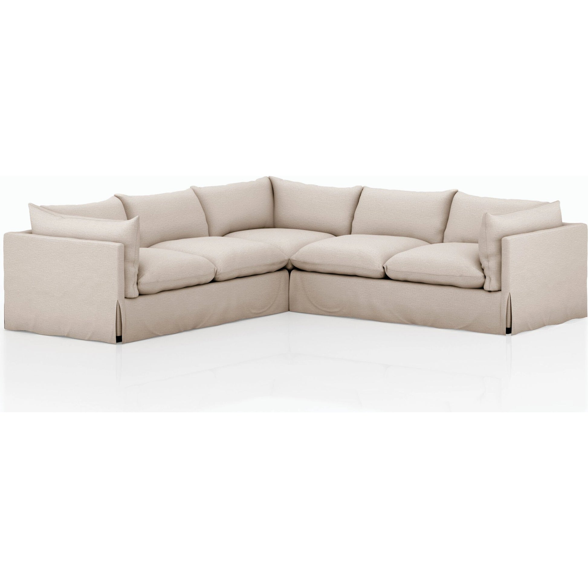Habitat Slipcover 3-Piece Sectional by Four Hands. Made from unique in a modern style.