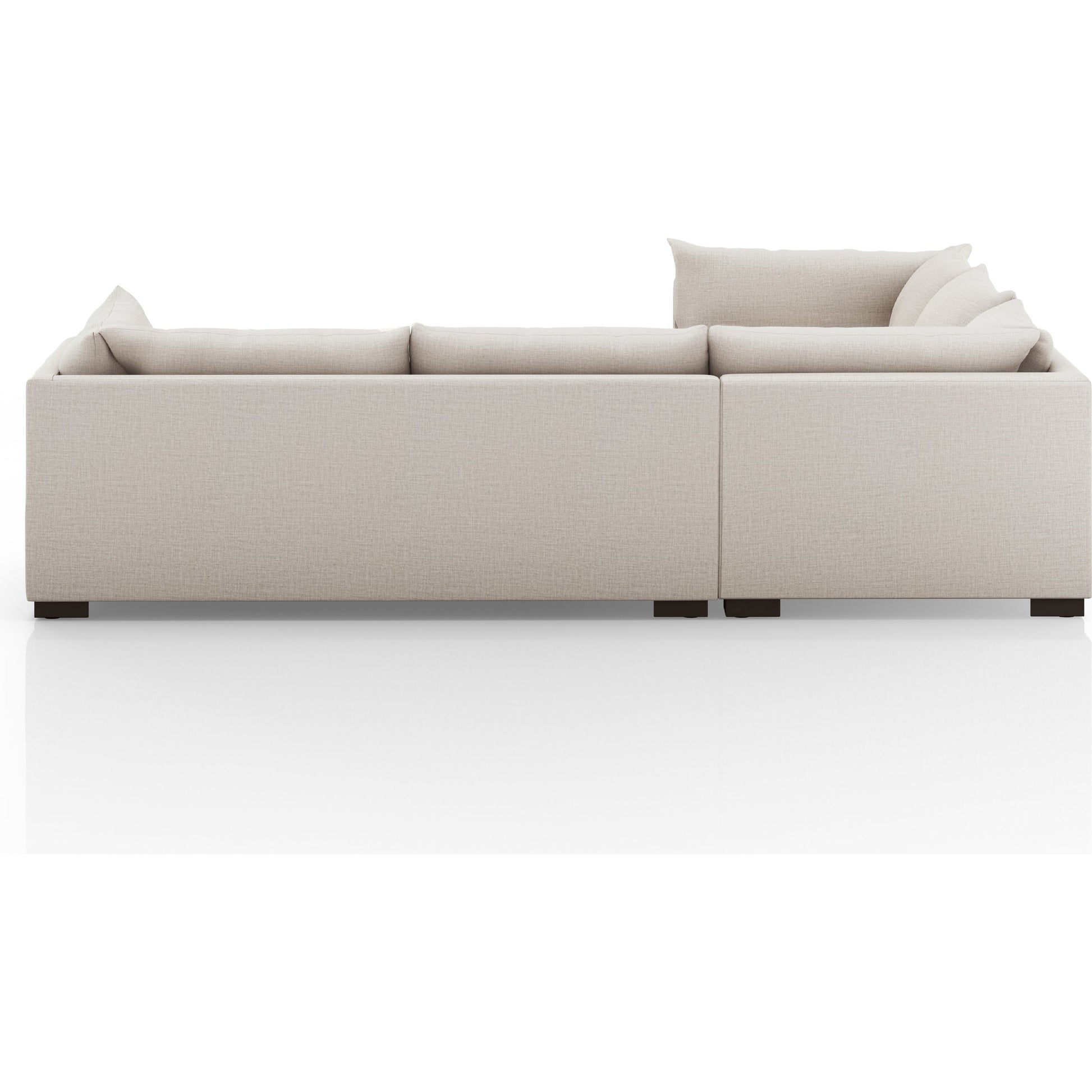 Westwood 3-PC Sectional by Four Hands. Made from 100% polyester, solid banak, solid pine in a modern style.