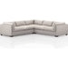 Westwood 3-PC Sectional by Four Hands. Made from 100% polyester, solid banak, solid pine in a modern style.