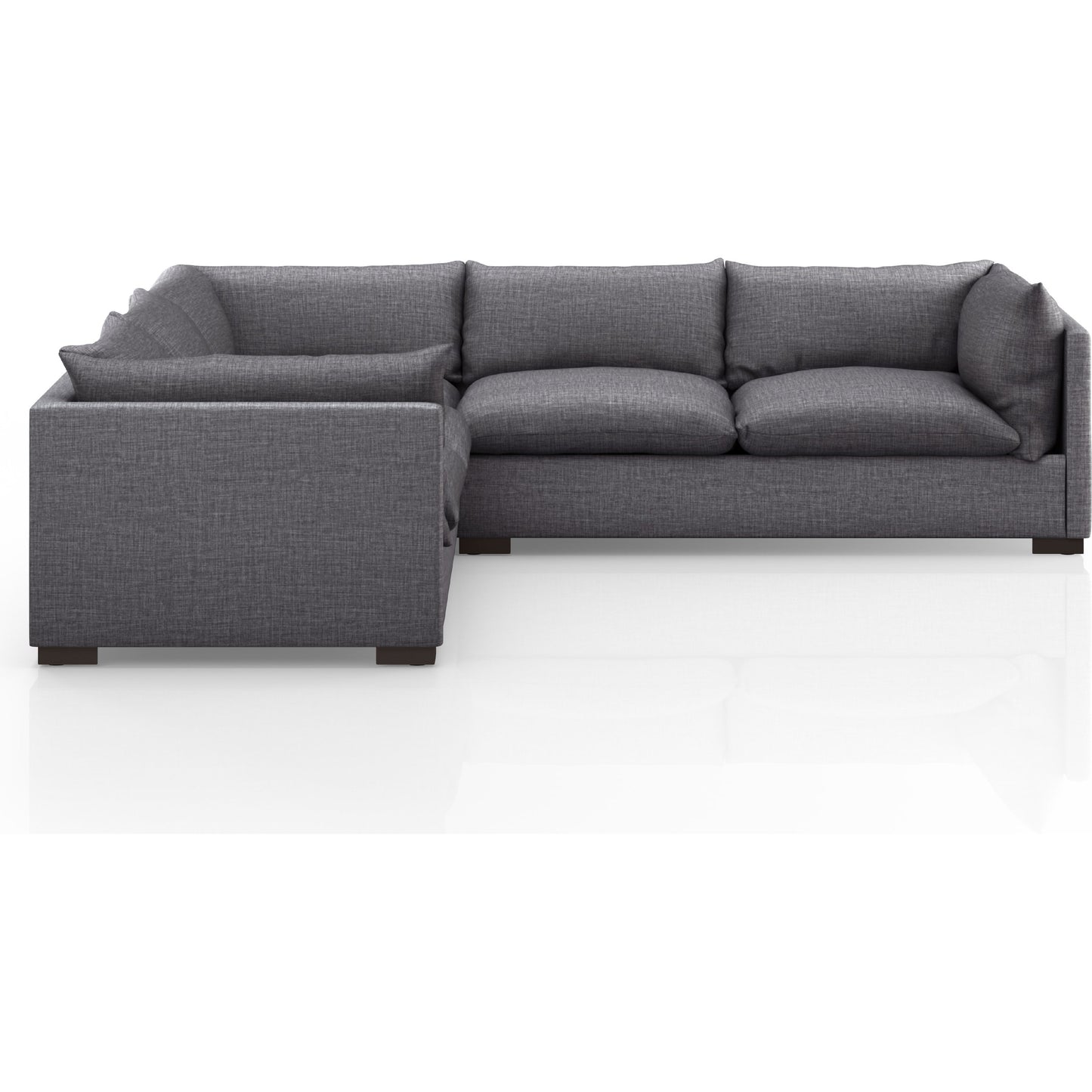 025 SI-1798069 | Additional Silo | Westwood 3-PC Sectional by Four Hands. Made from 100% polyester, solid banak, solid pine in a modern style.