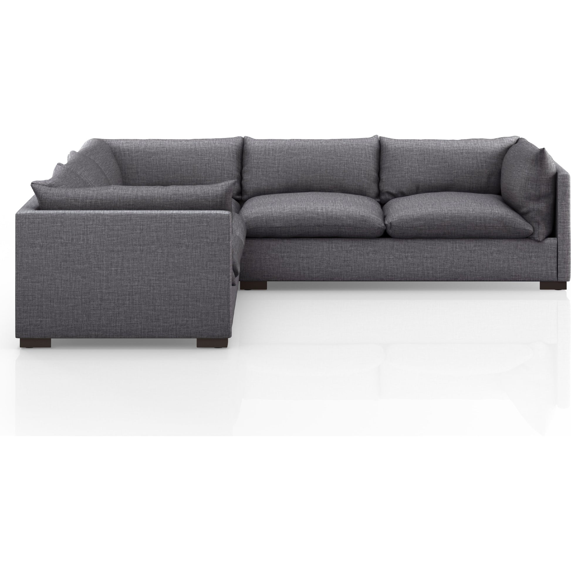 Westwood 3-PC Sectional by Four Hands. Made from 100% polyester, solid banak, solid pine in a modern style.