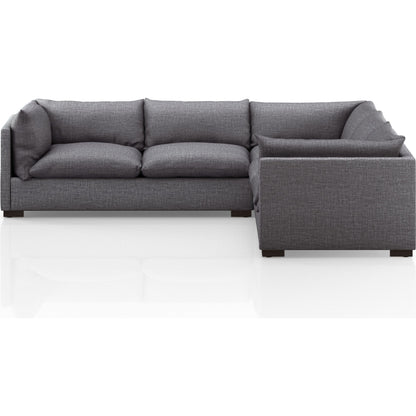Westwood 3-PC Sectional by Four Hands. Made from 100% polyester, solid banak, solid pine in a modern style.