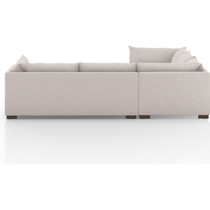 Westwood 3-PC Sectional by Four Hands. Made from 100% polyester, solid banak, solid pine in a modern style.