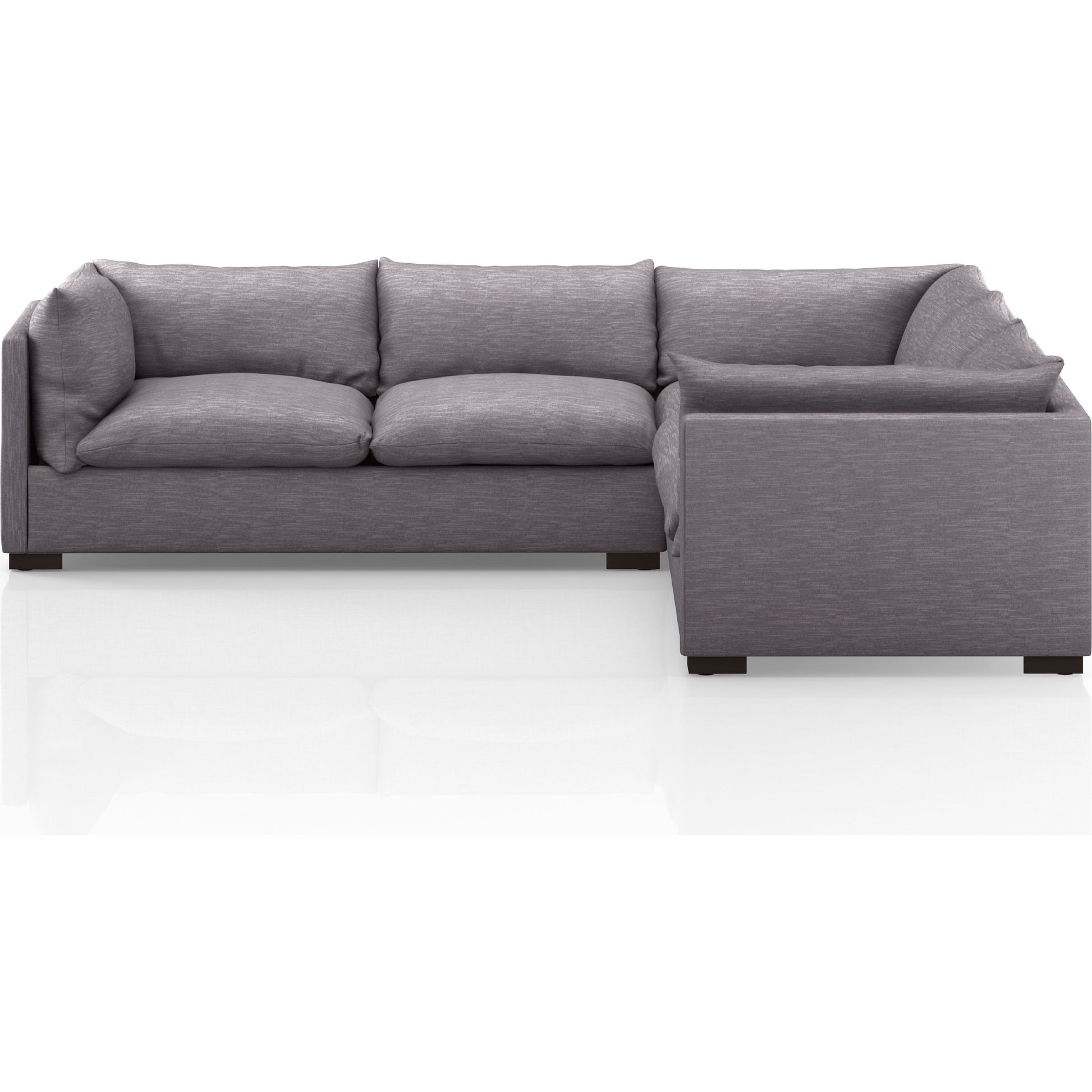 Westwood 3-PC Sectional by Four Hands. Made from 100% polyester, solid banak, solid pine in a modern style.