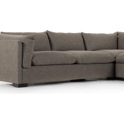 Westwood 3-PC Sectional by Four Hands. Made from 100% polyester, solid banak, solid pine in a modern style.