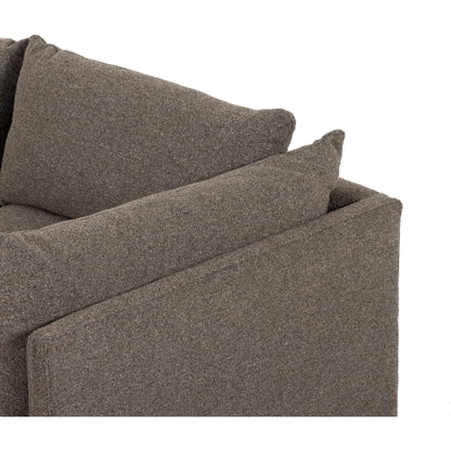 Westwood 3-PC Sectional by Four Hands. Made from 100% polyester, solid banak, solid pine in a modern style.