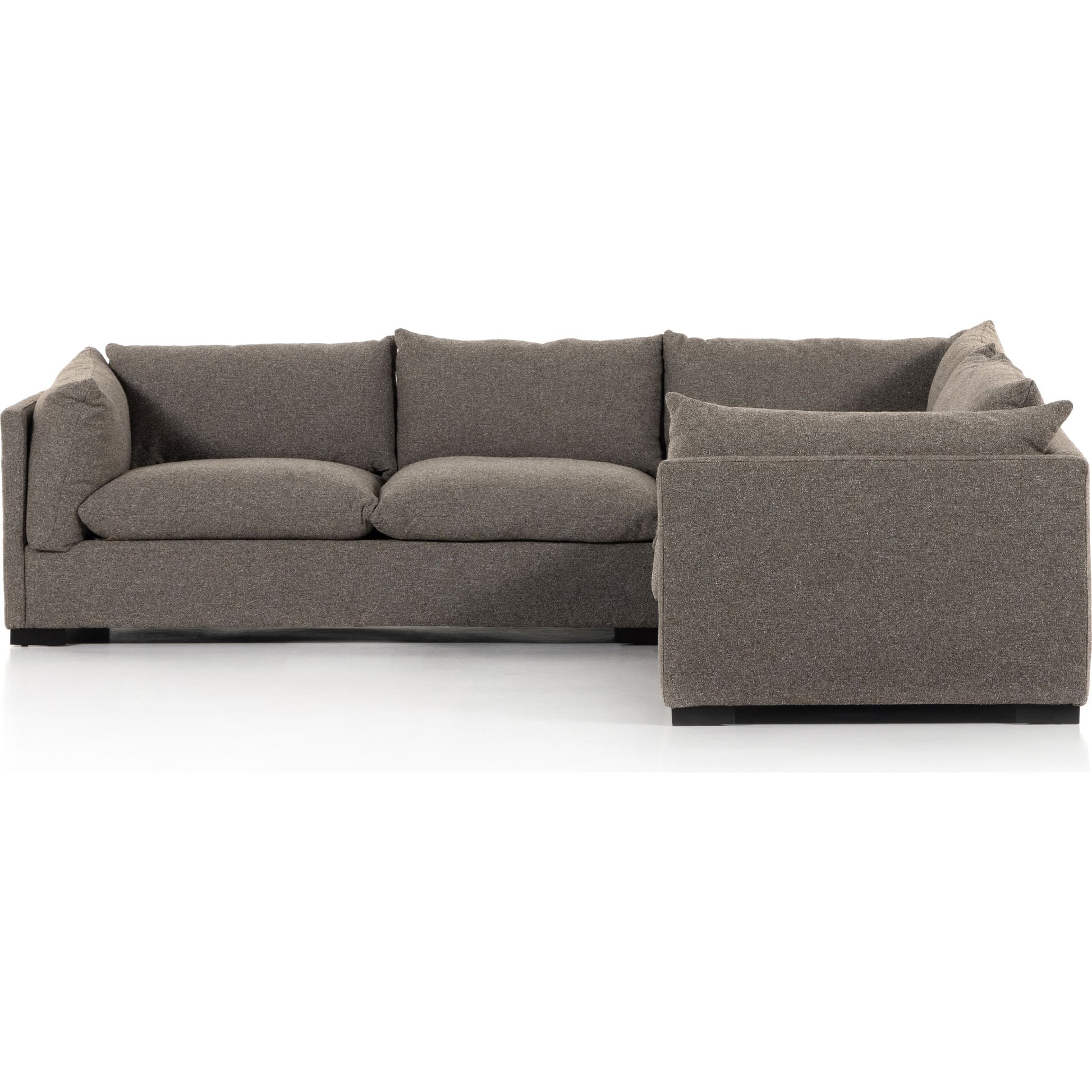 Westwood 3-PC Sectional by Four Hands. Made from 100% polyester, solid banak, solid pine in a modern style.