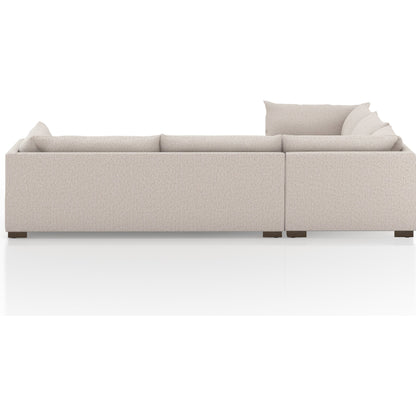 Westwood 3-PC Sectional by Four Hands. Made from 100% polyester, solid banak, solid pine in a modern style.