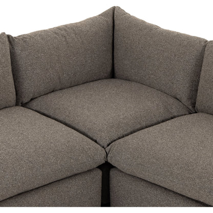 Westwood 3-PC Sectional by Four Hands. Made from 100% polyester, solid banak, solid pine in a modern style.