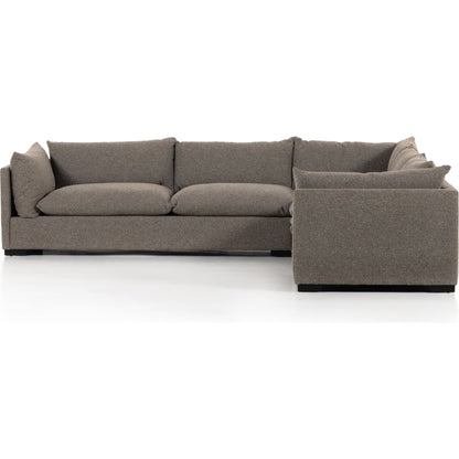 Westwood 3-PC Sectional by Four Hands. Made from 100% polyester, solid banak, solid pine in a modern style.