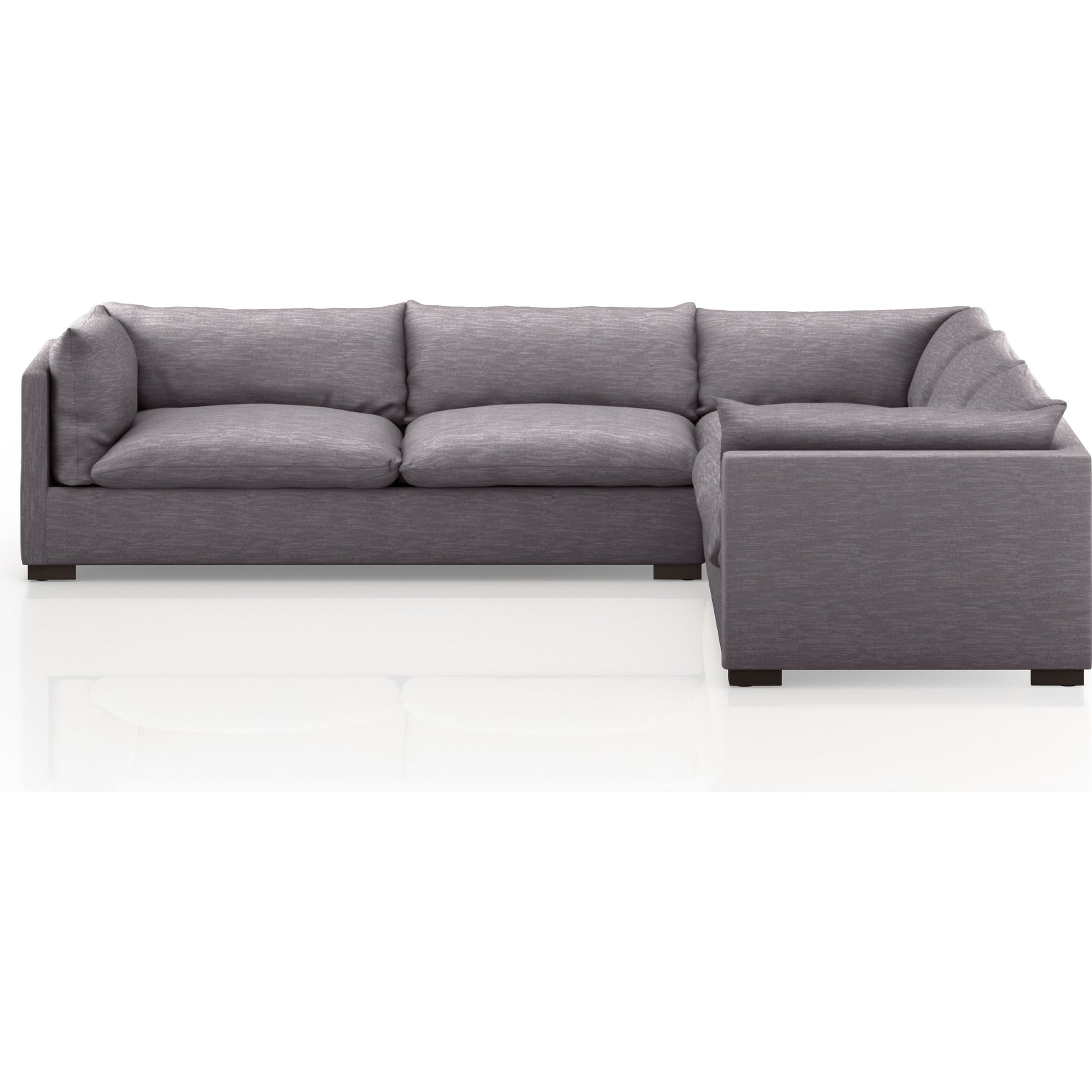 Westwood 3-PC Sectional by Four Hands. Made from 100% polyester, solid banak, solid pine in a modern style.
