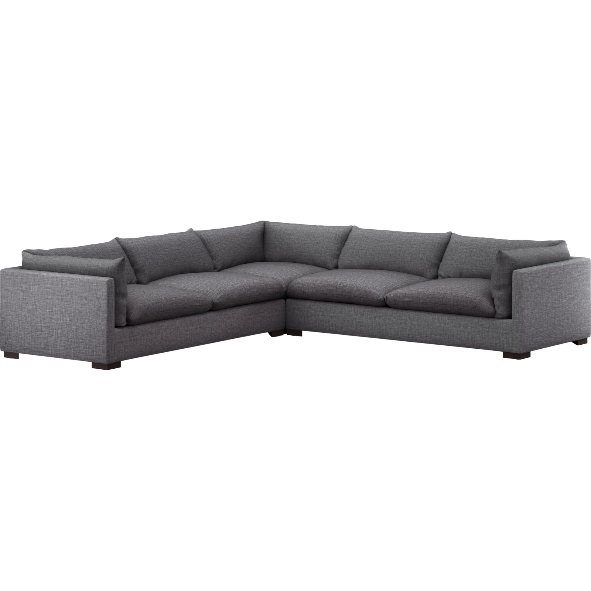 Westwood 3-PC Sectional by Four Hands. Made from 100% polyester, solid banak, solid pine in a modern style.
