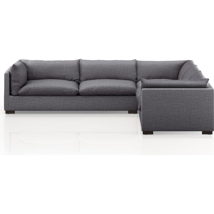 Westwood 3-PC Sectional by Four Hands. Made from 100% polyester, solid banak, solid pine in a modern style.