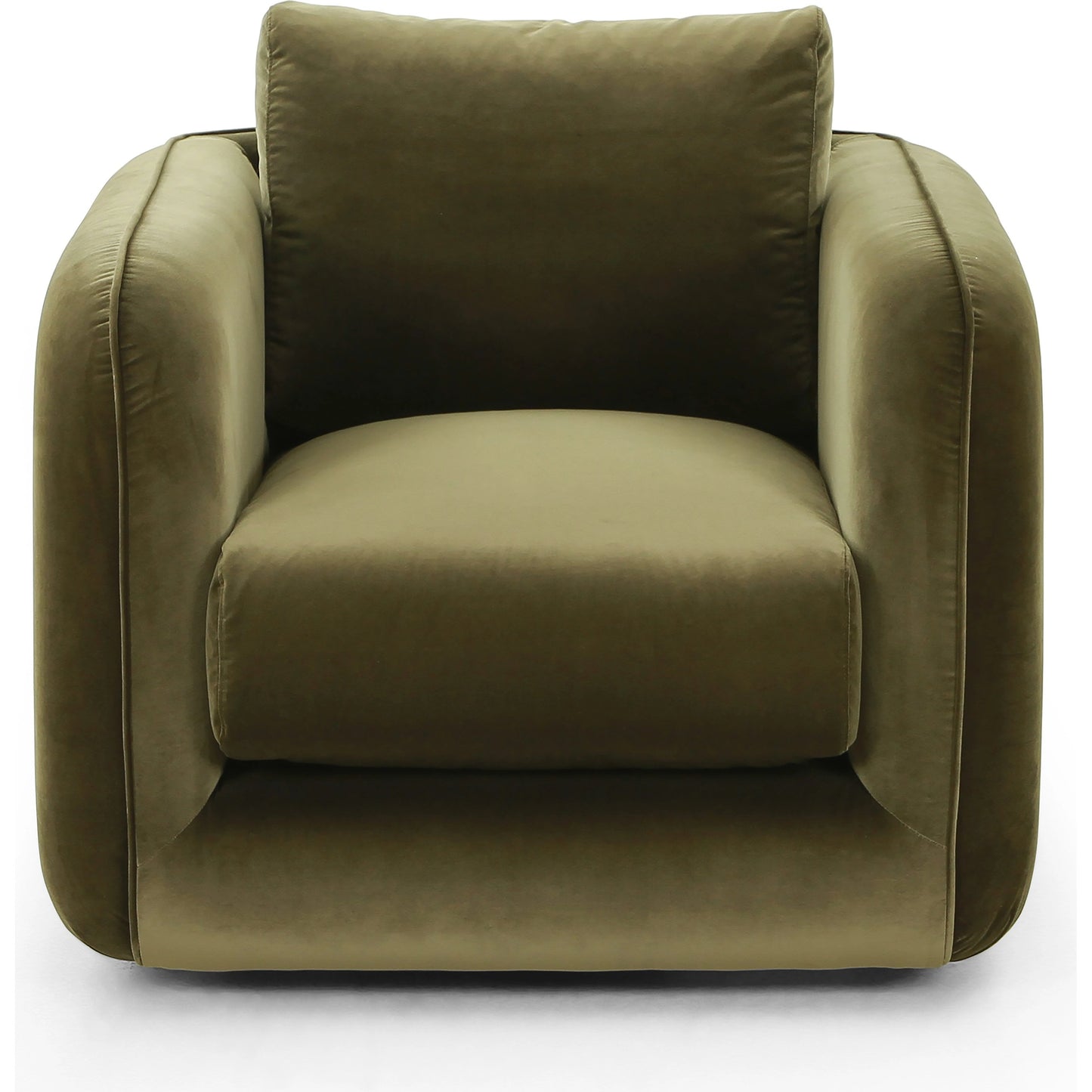 013 SI-2001600 | Additional Silo | Malakai Swivel Chair by Four Hands in surrey olive. Made from 76.8% cotton, 23.2% polyester, poplar plywood, 100% polyester in a modern style.