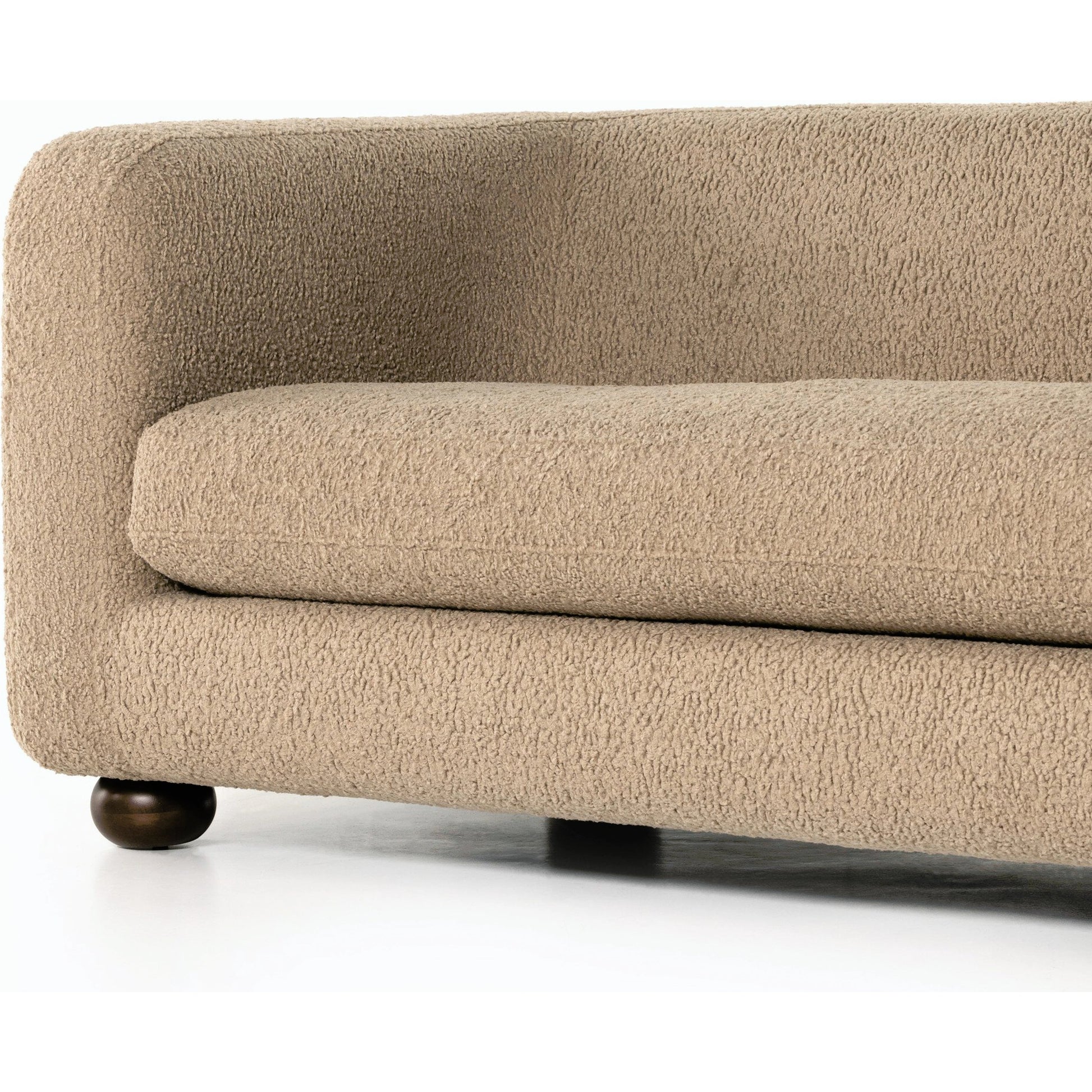 Gidget Sofa by Four Hands in almond. Made from unique in a transitional style.