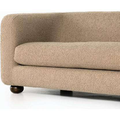 Gidget Sofa by Four Hands in almond. Made from unique in a transitional style.