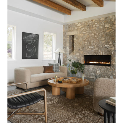 Gidget Sofa by Four Hands in almond. Made from unique in a transitional style.