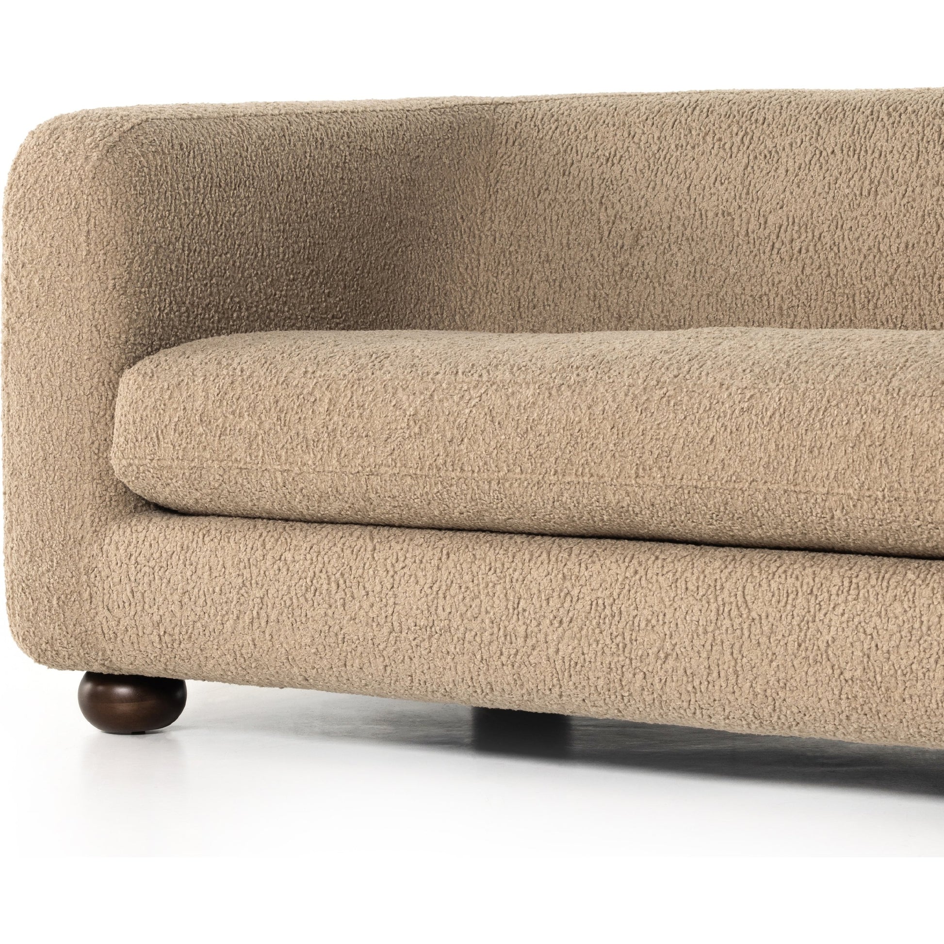 Gidget Sofa by Four Hands in almond. Made from unique in a transitional style.